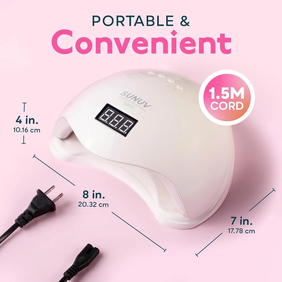 SUNUV SUN5 UV LED Nail Lamp view 7