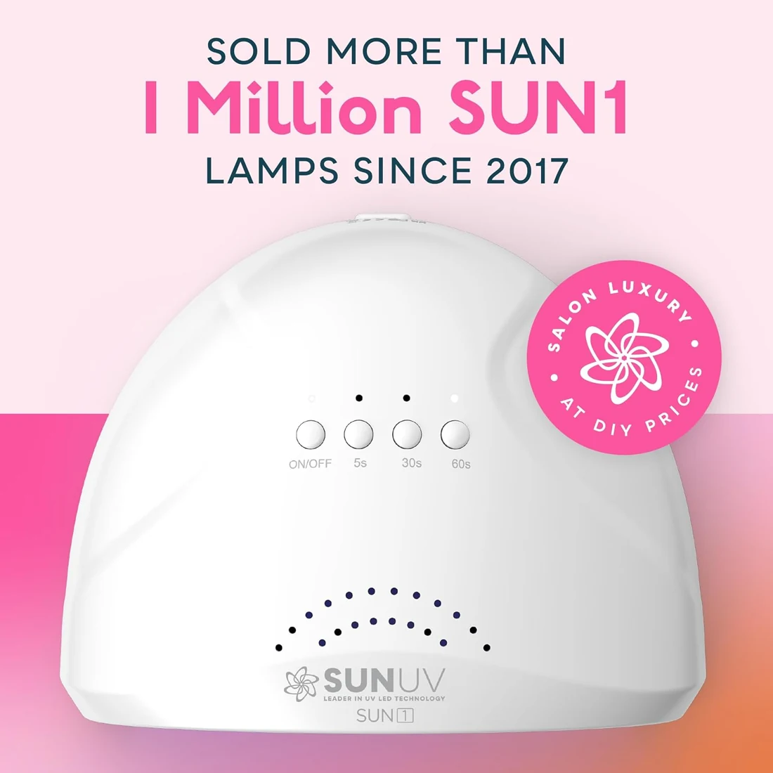 SUNUV SUNONE UV LED Nail Lamp Light around every nail · White · B078NTG1V5
