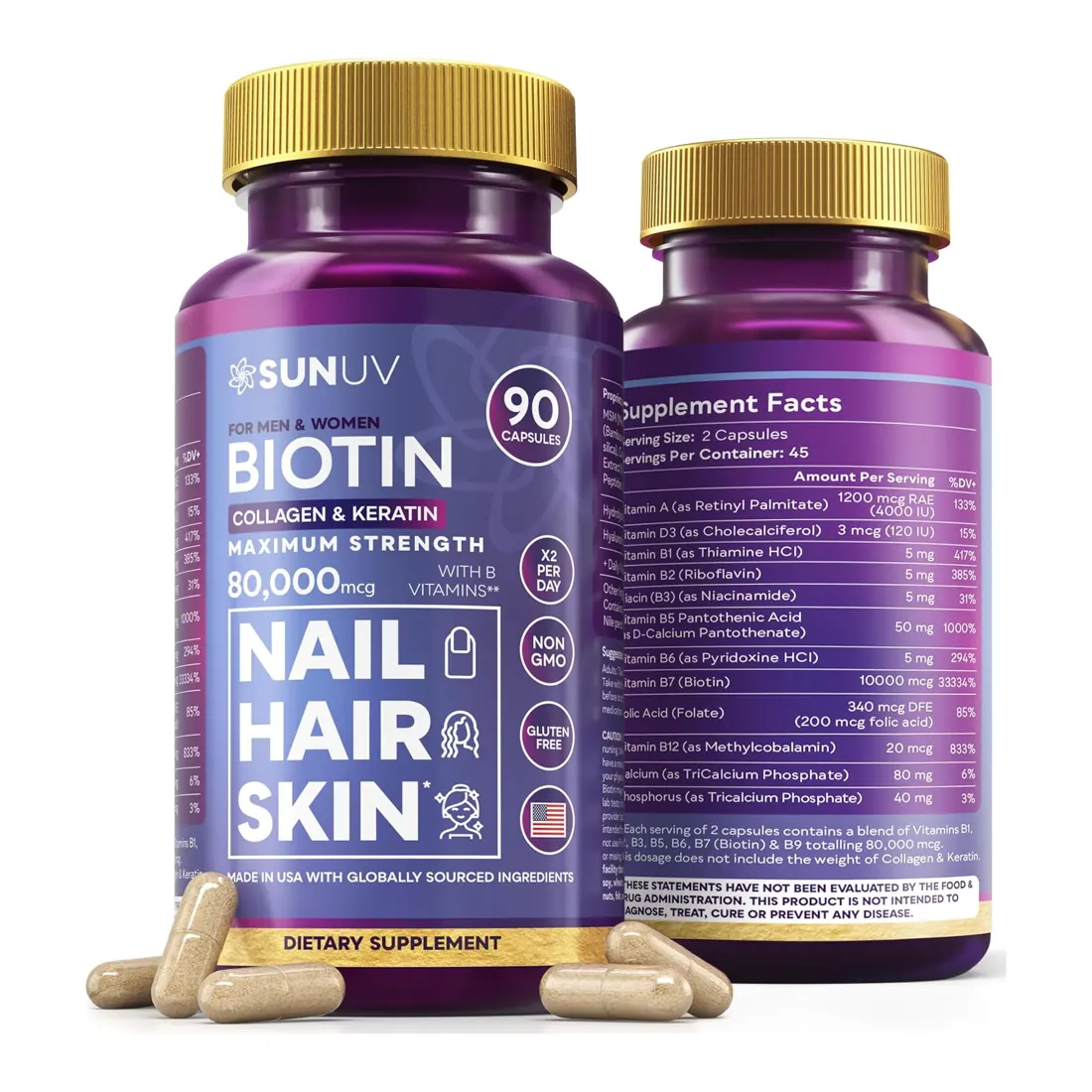 SUNUV Beauty Supplements